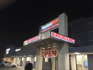 Lancaster Sign Repair channel letters banner outdoor storefront building illuminated backlit sign 300x225